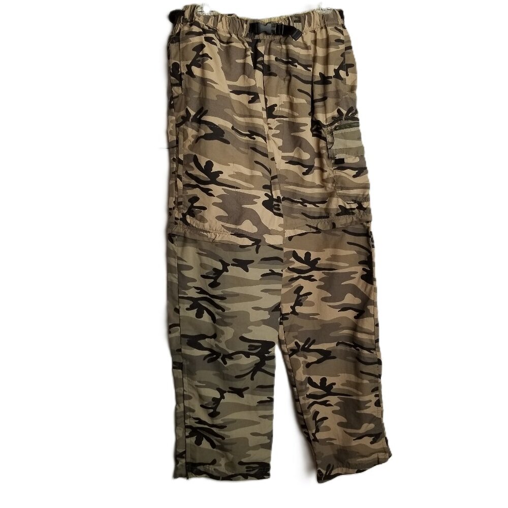 Gander Mountain Guide Series Convertible Pants M Shorts Camo Tactical Gorpcore